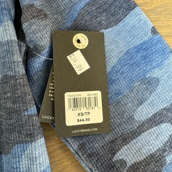 Lucky Brand Waffle Long Sleeve - Picture 3 of 3